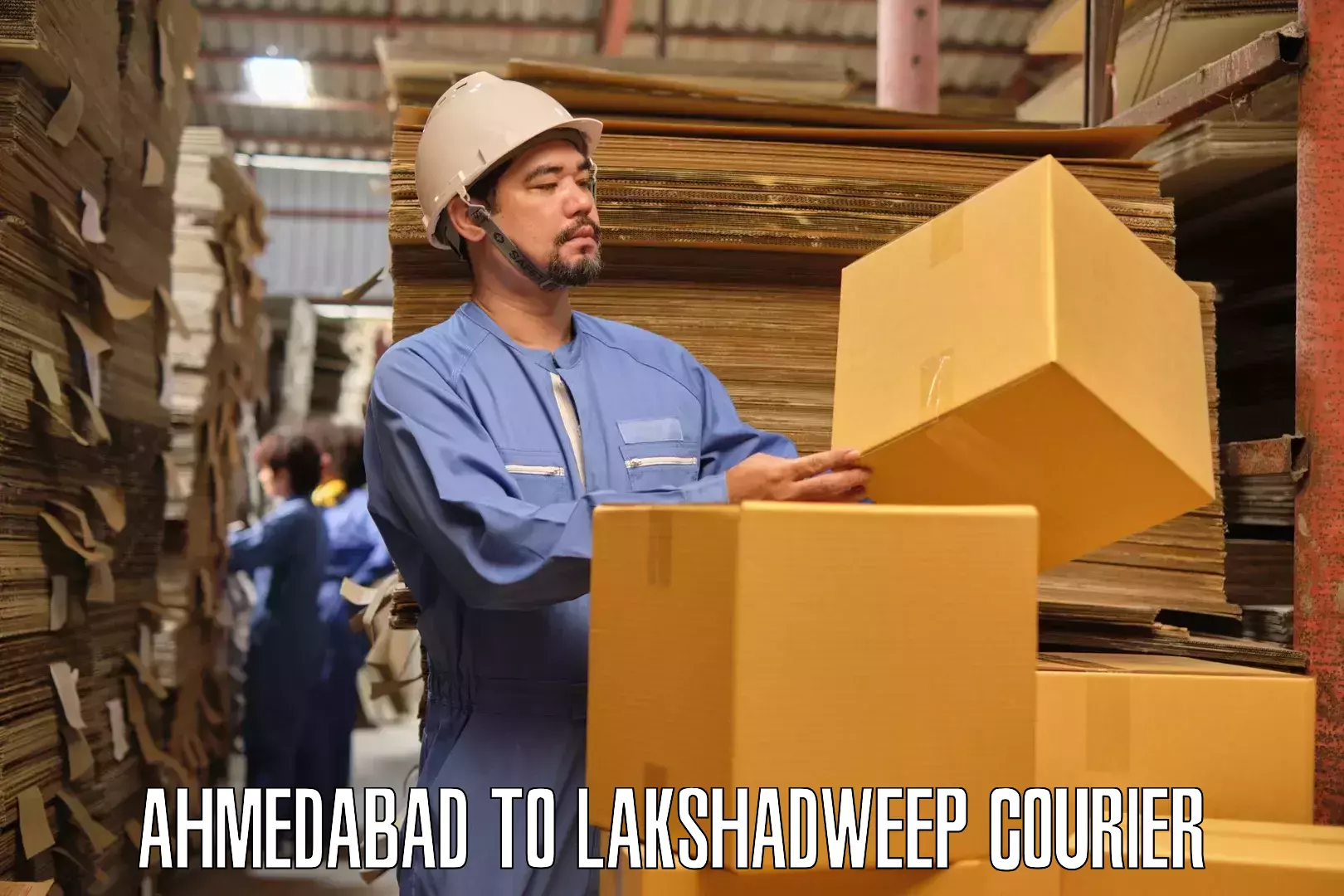 Reliable relocation services Ahmedabad to Lakshadweep