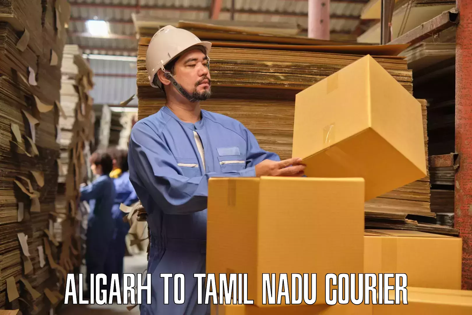 Dependable furniture transport Aligarh to Perambur