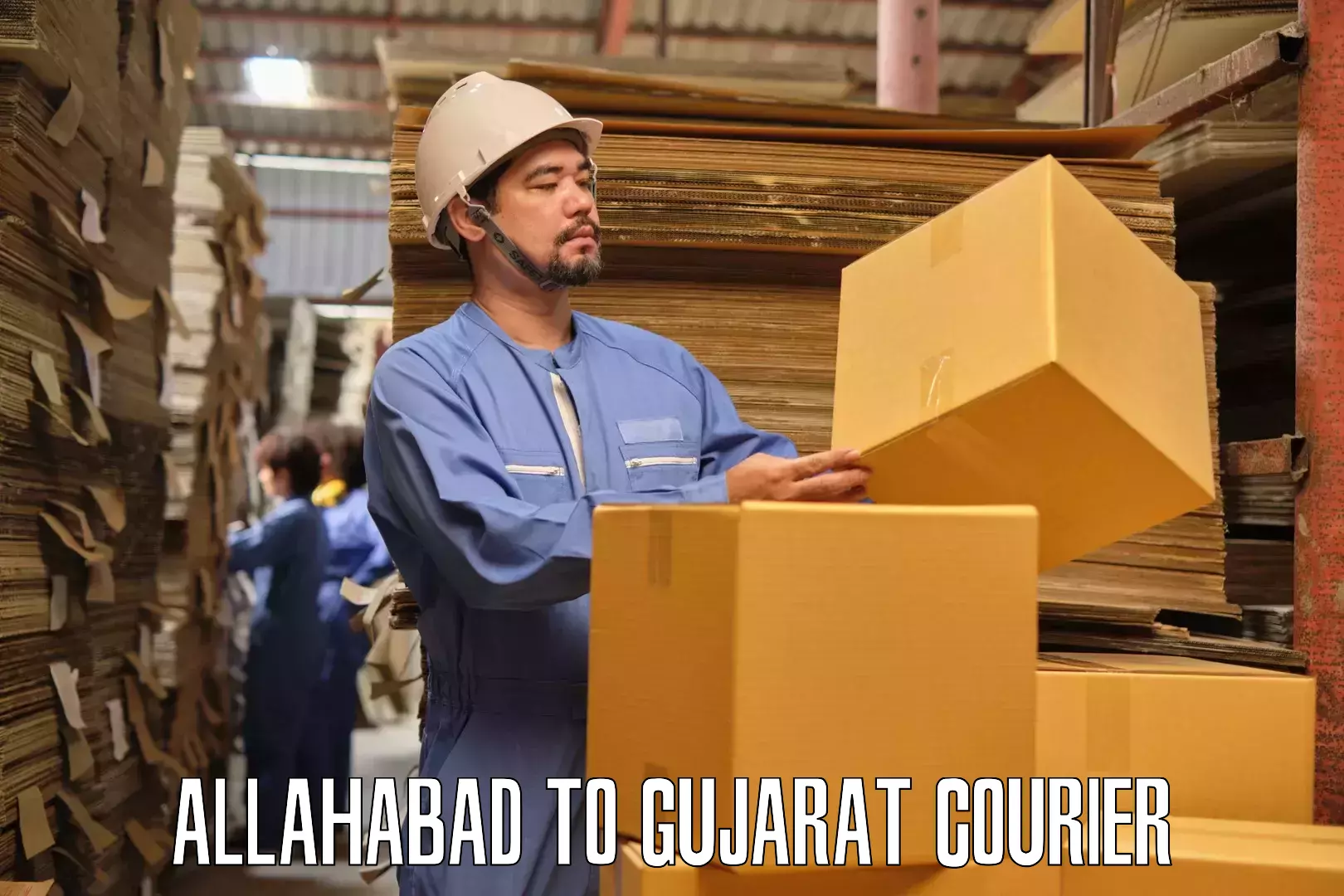 Household goods shipping Allahabad to Vadodara