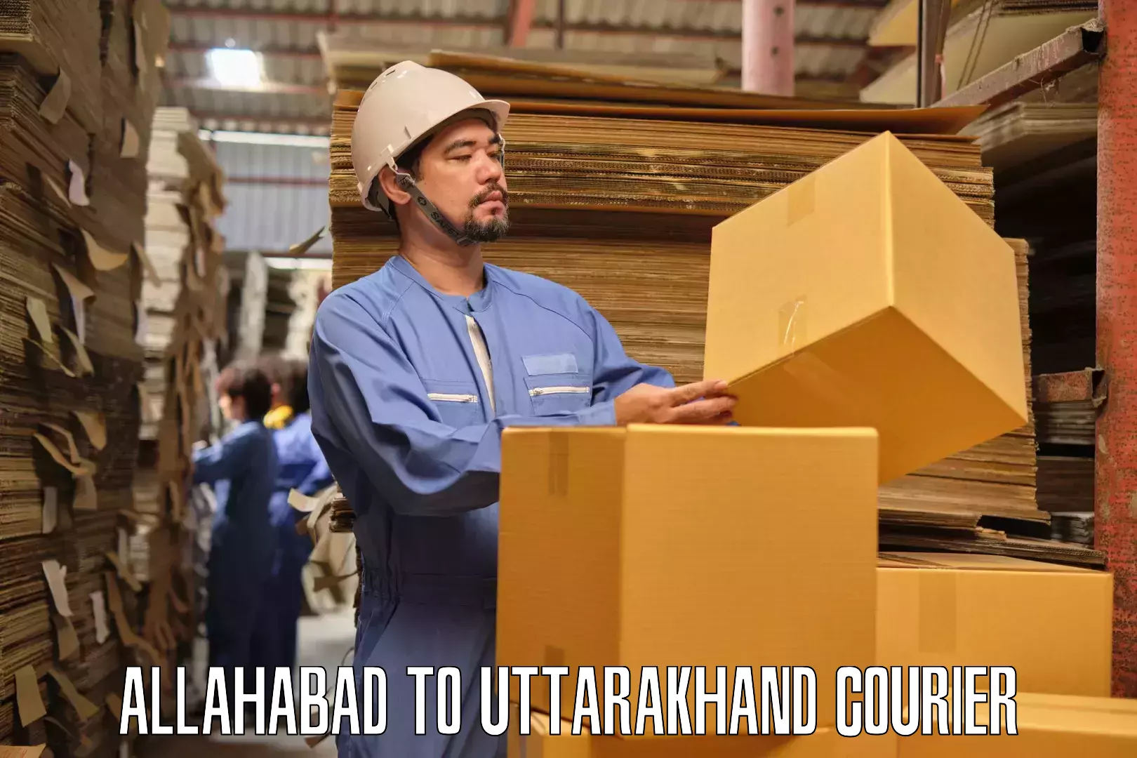 Professional goods transport Allahabad to Dwarahat