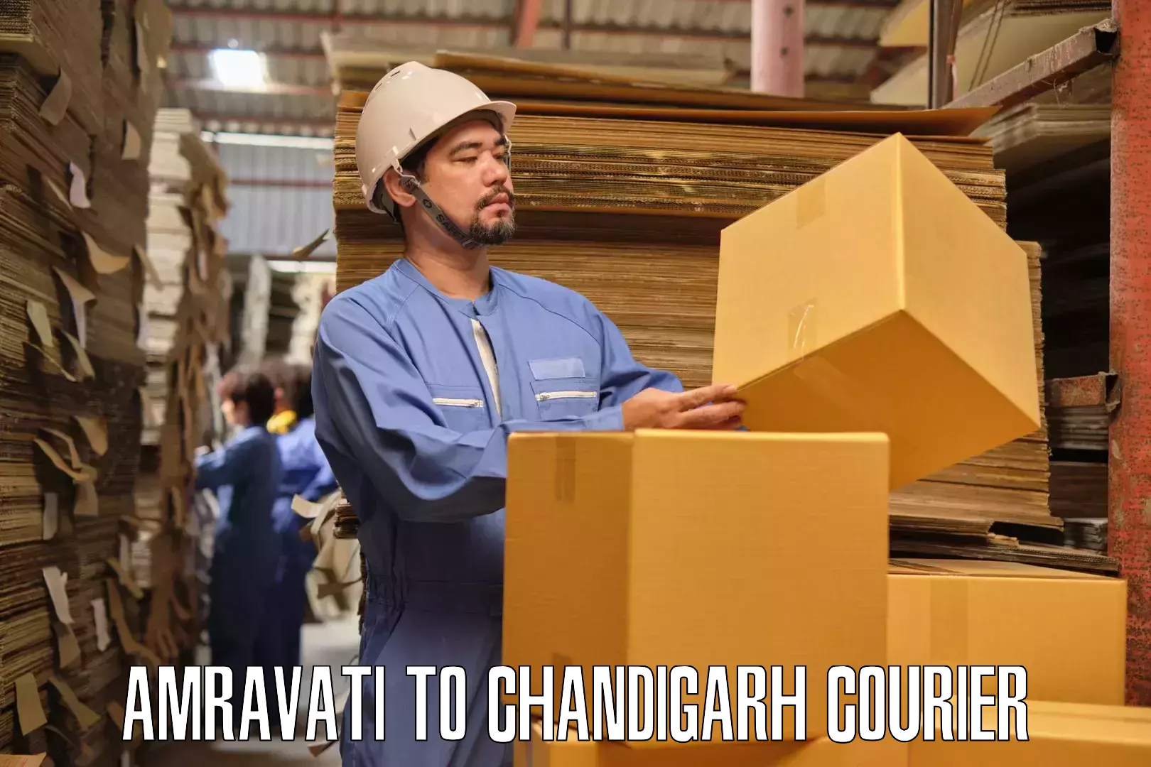 Expert relocation solutions Amravati to Panjab University Chandigarh