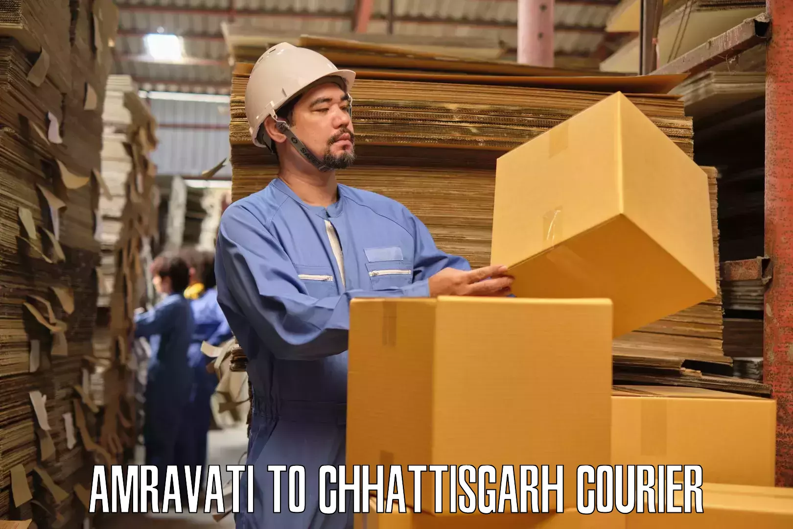 Packing and moving services in Amravati to Chhattisgarh