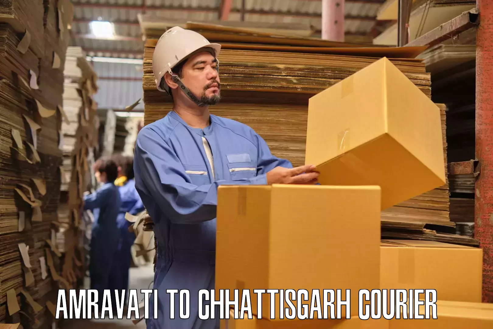 Comprehensive relocation services Amravati to Raigarh