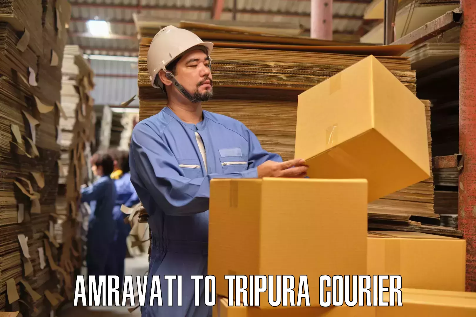Specialized furniture movers Amravati to North Tripura