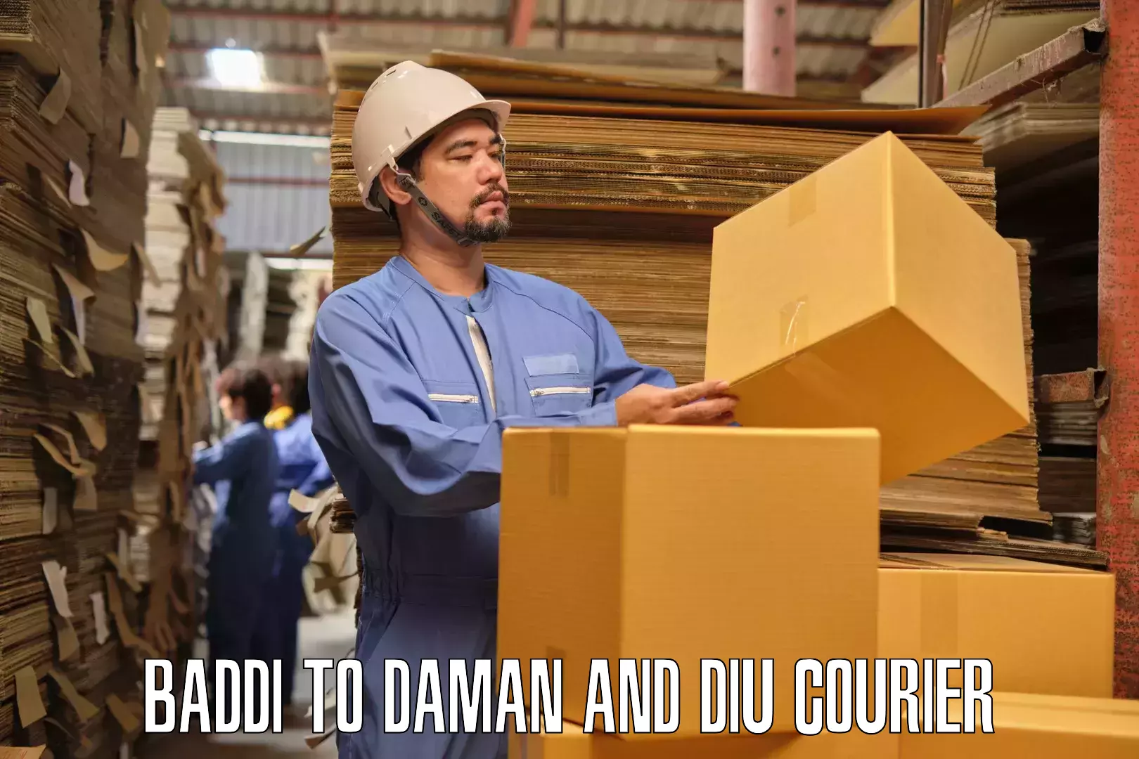 Reliable household shifting Baddi to Daman