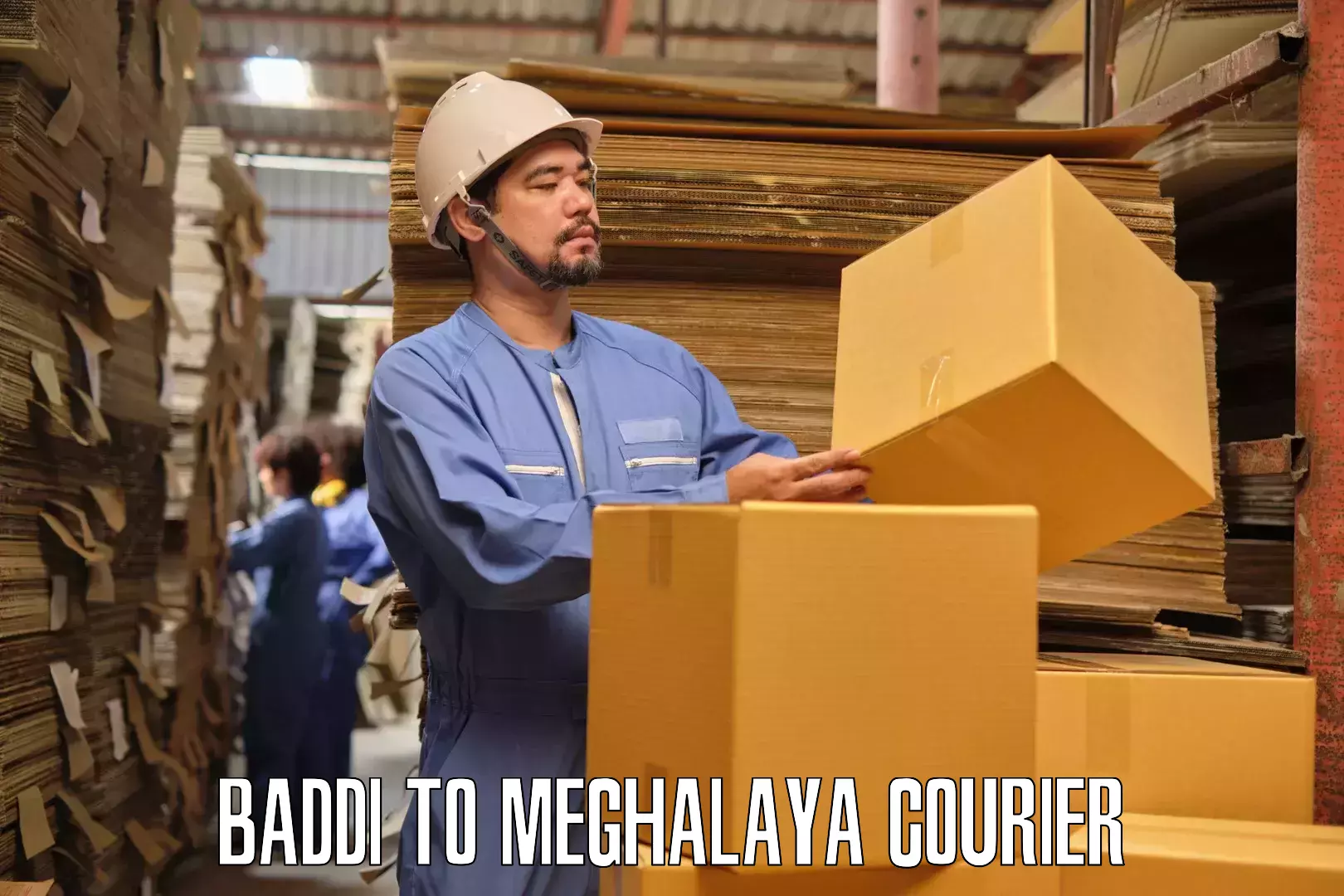 Home moving and storage Baddi to Meghalaya