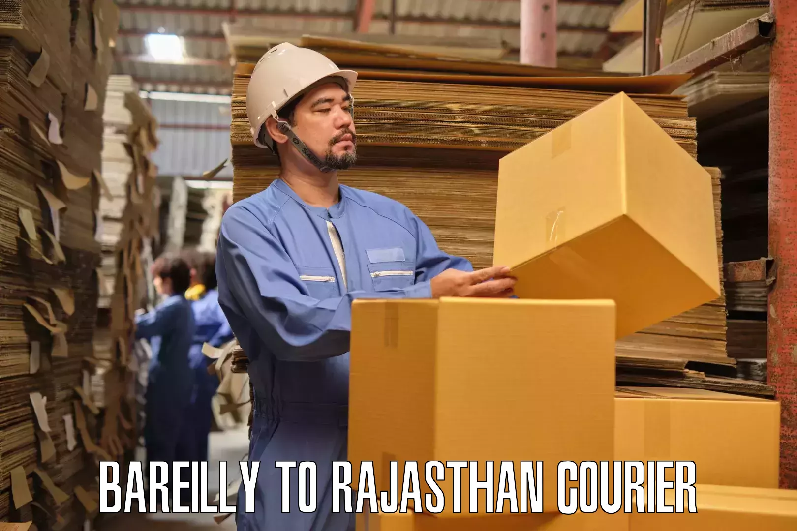 Professional furniture transport Bareilly to Rajasthan