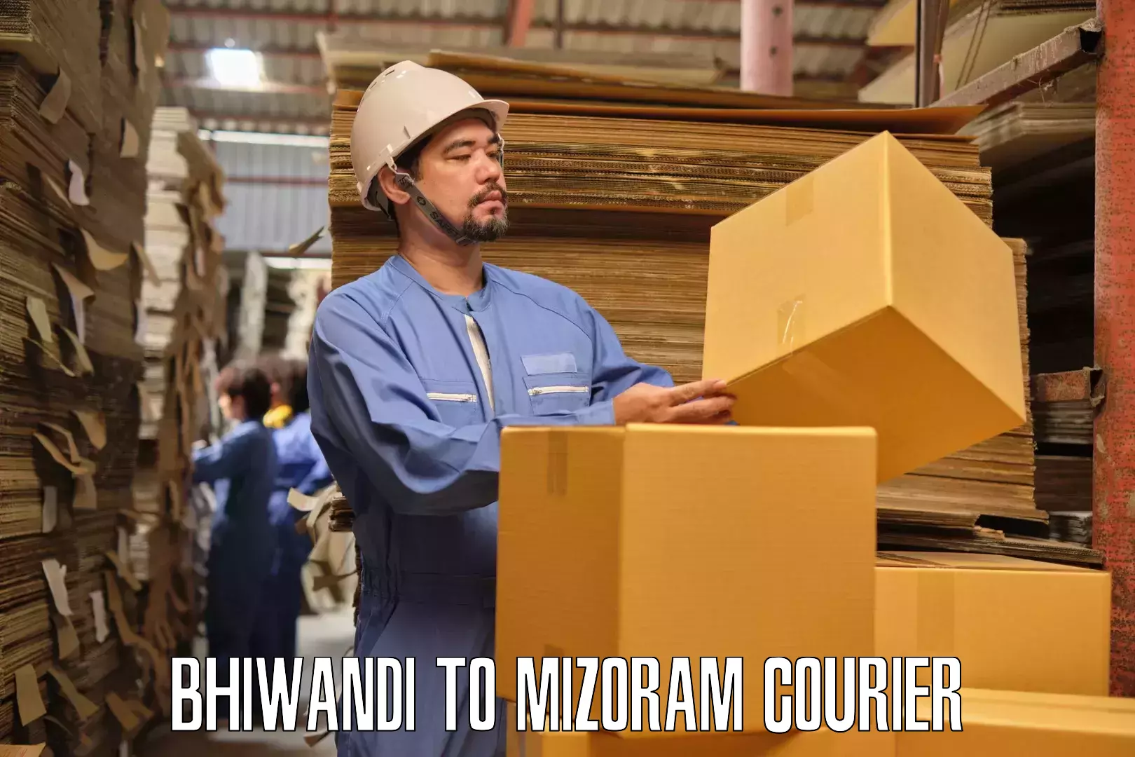 Efficient furniture movers Bhiwandi to Mizoram University Aizawl