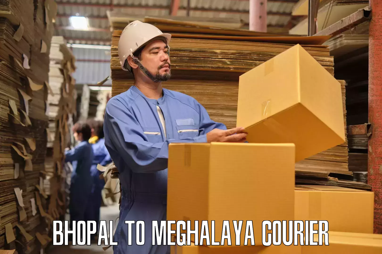 Skilled furniture transport Bhopal to Marshillong