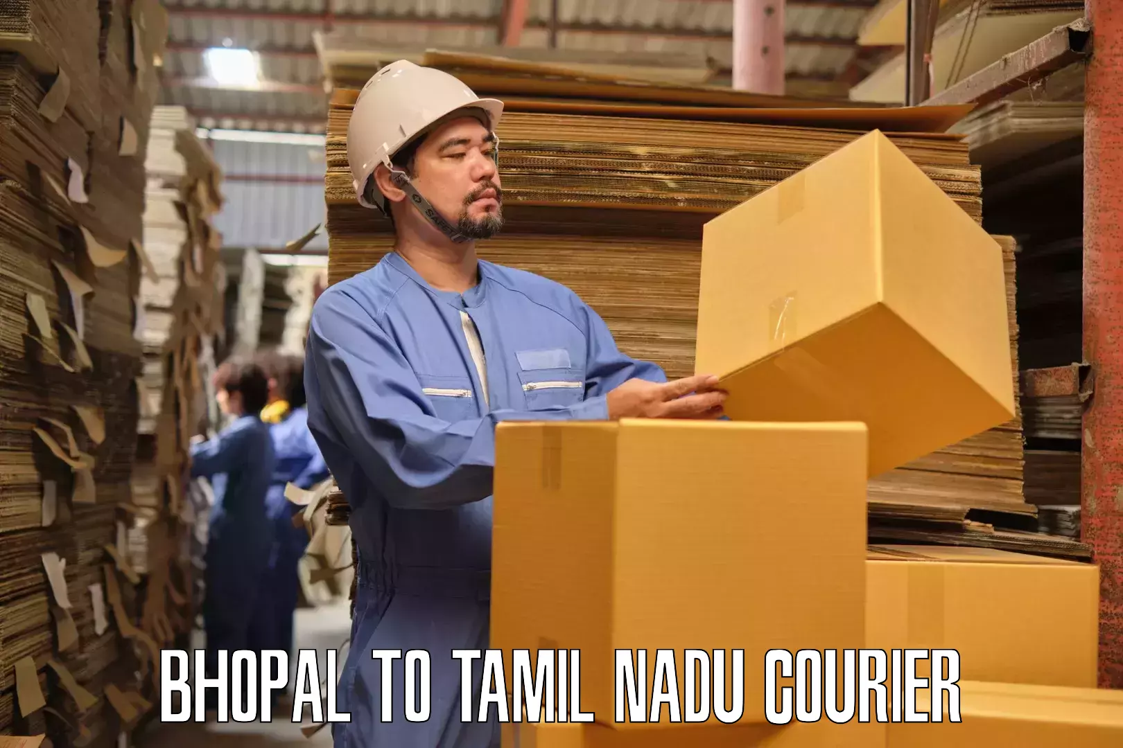 Professional home goods transport Bhopal to Vallioor