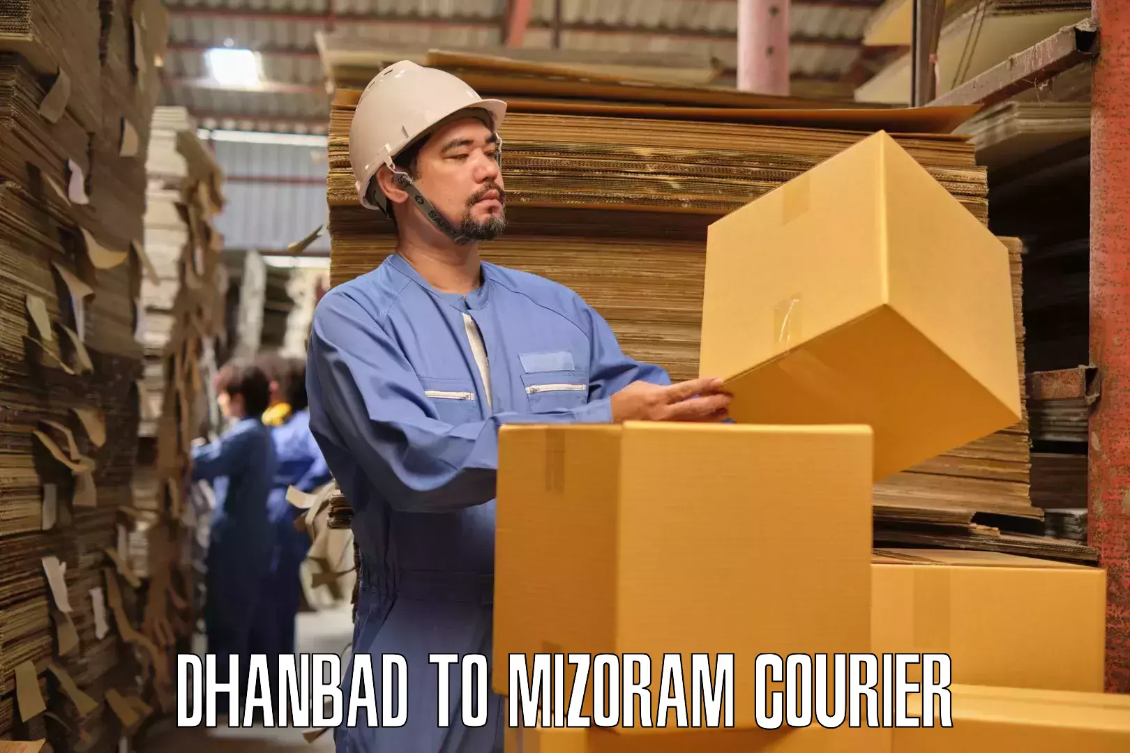 Household moving and handling Dhanbad to Mizoram