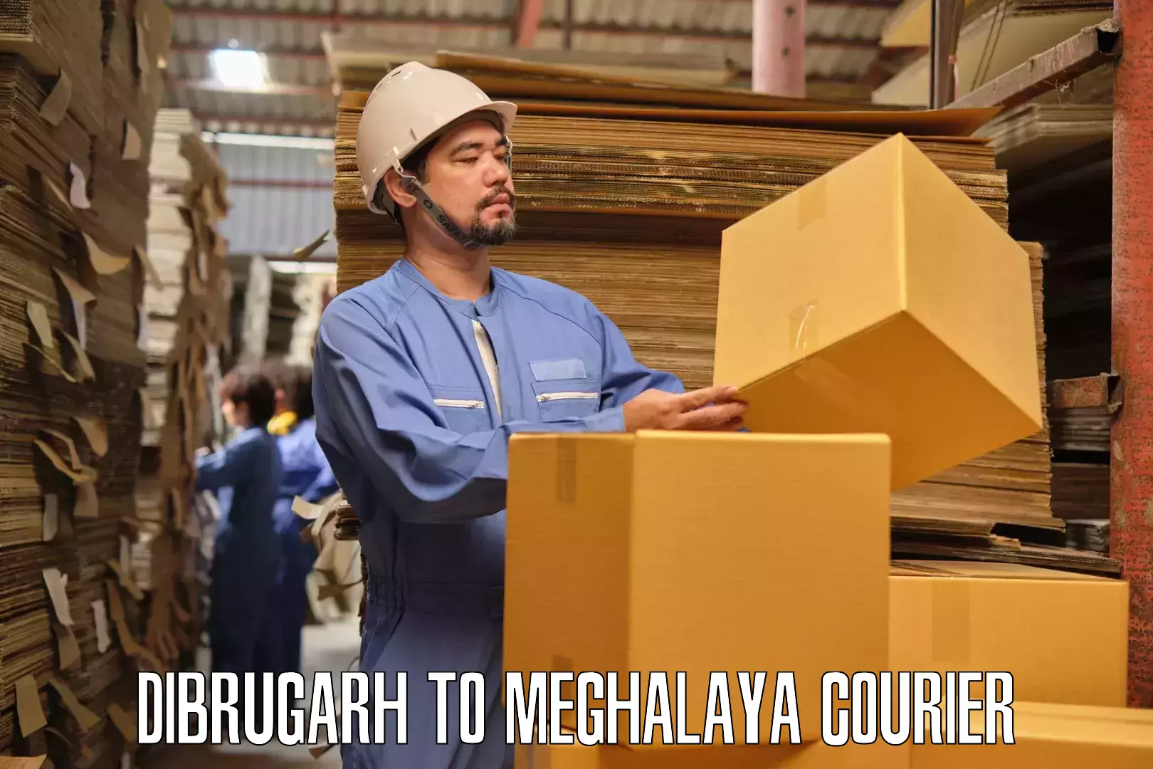 Safe furniture transport Dibrugarh to Meghalaya