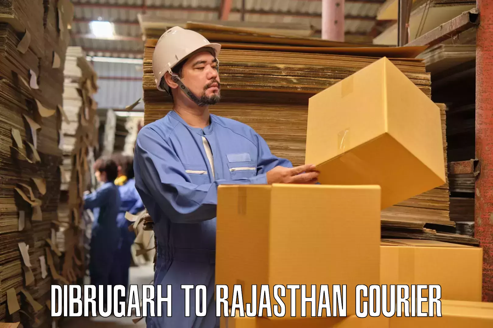 Furniture transport company Dibrugarh to Rawatbhata