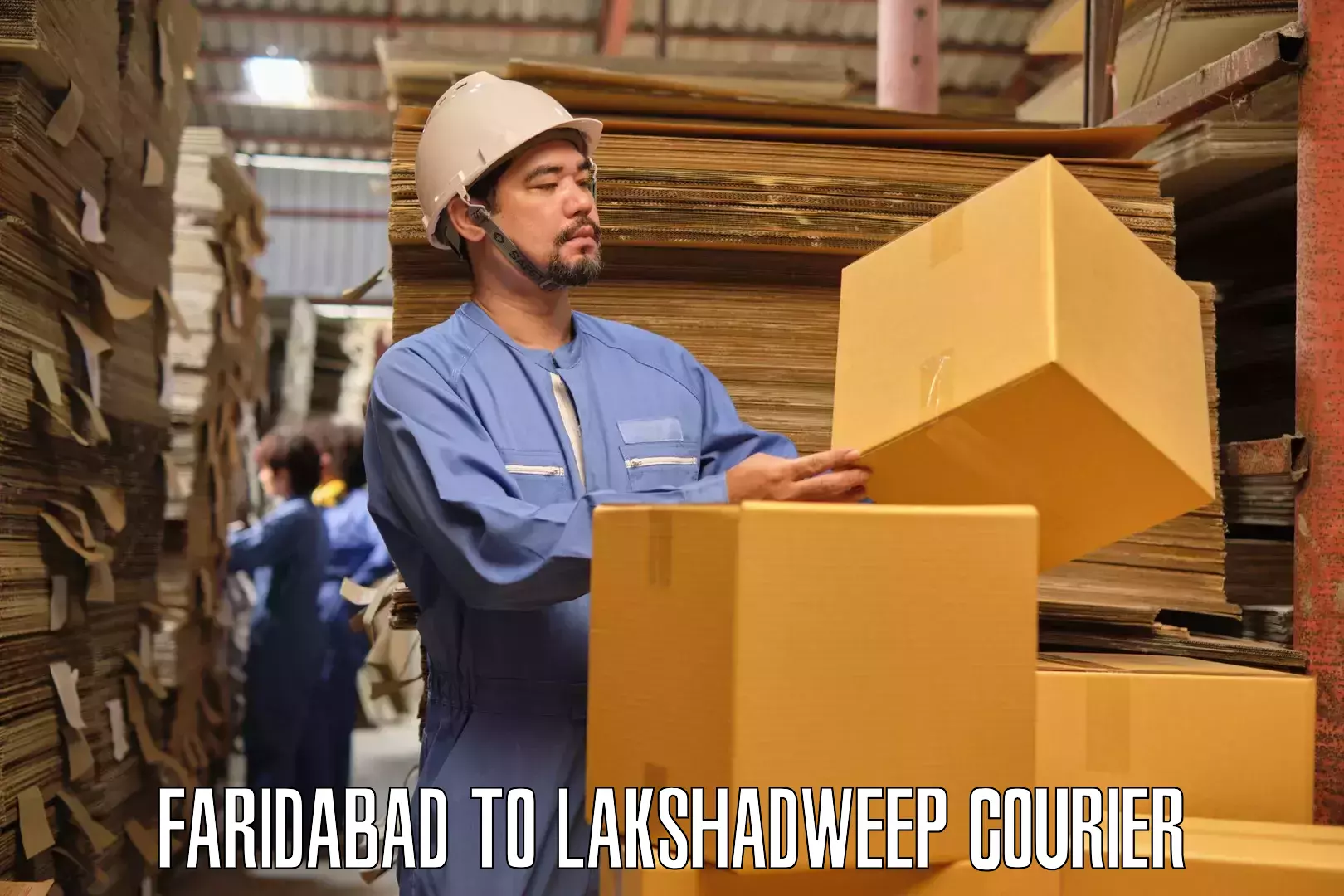 Expert moving solutions Faridabad to Lakshadweep
