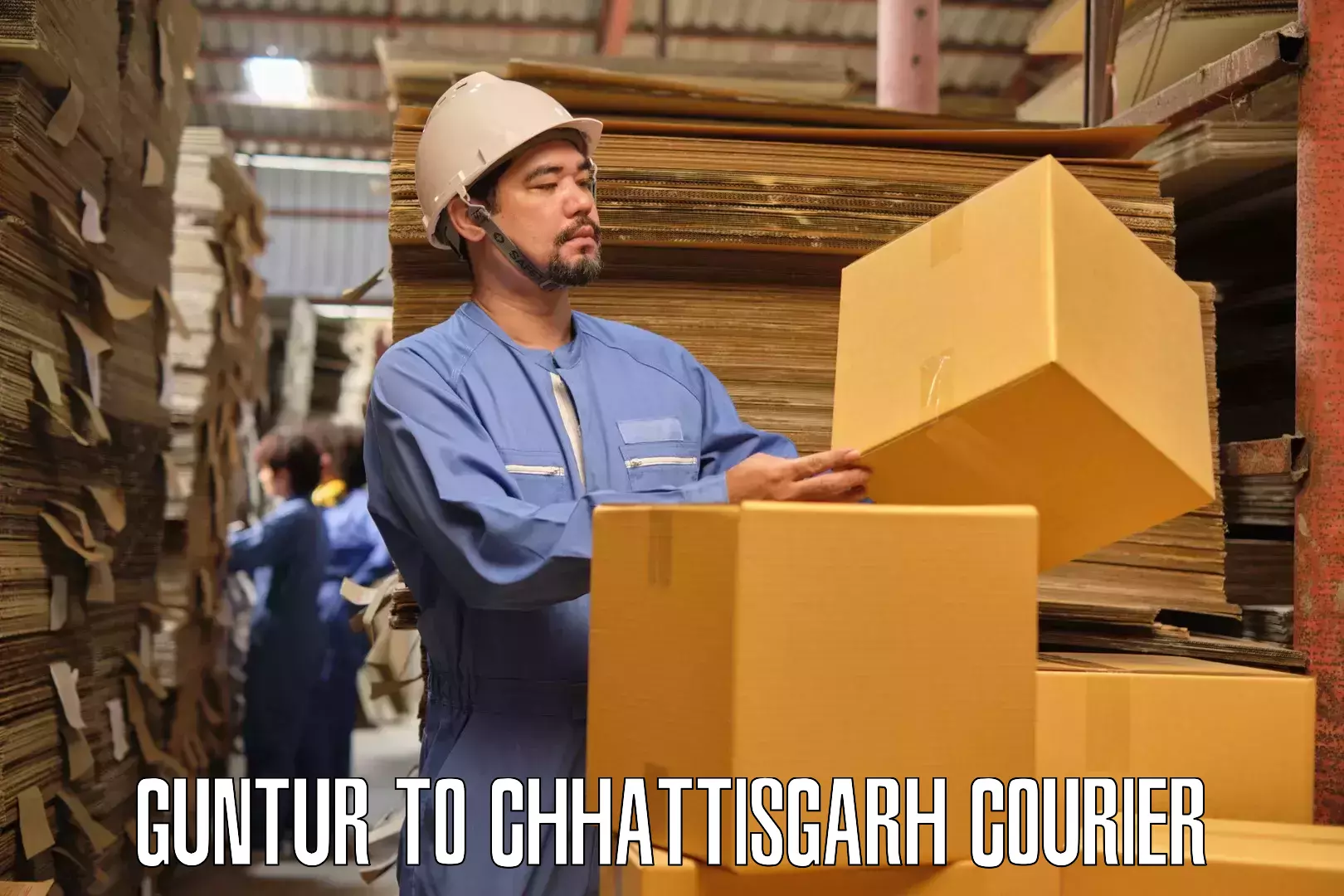 Household moving companies Guntur to Sarangarh