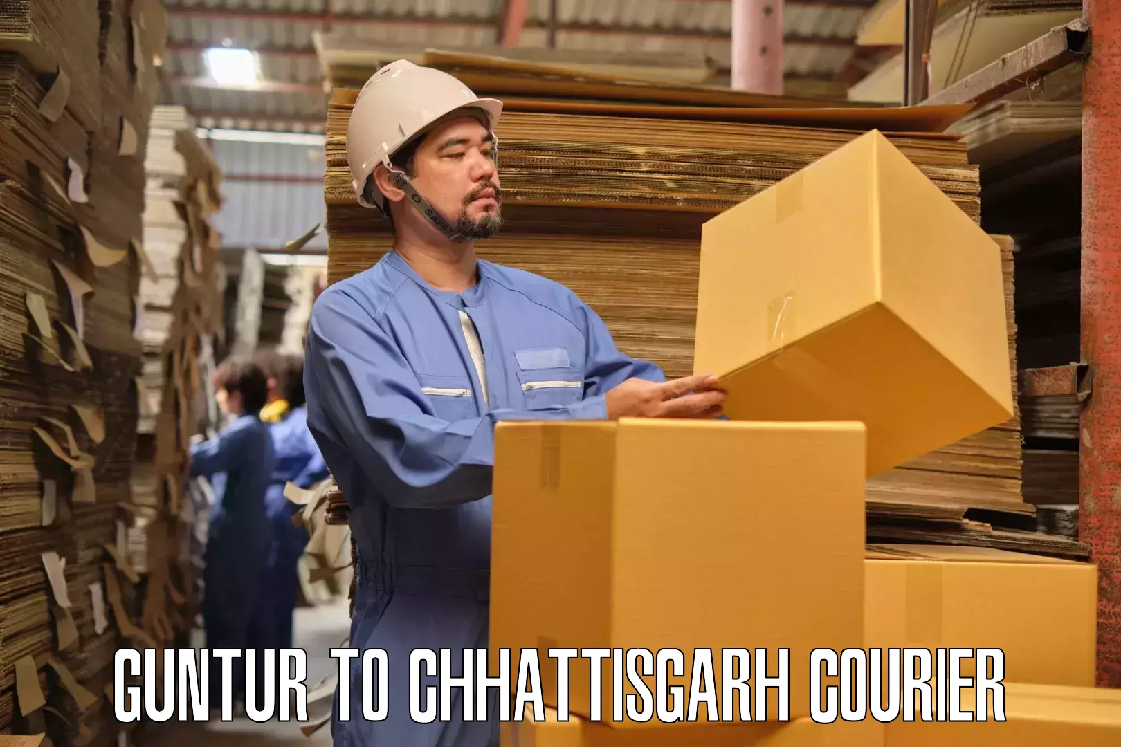 Comprehensive furniture moving Guntur to Bhanupratappur