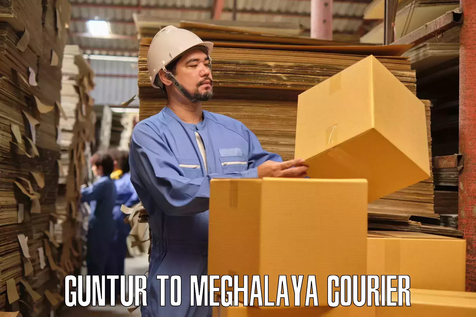 Premium furniture transport Guntur to Meghalaya