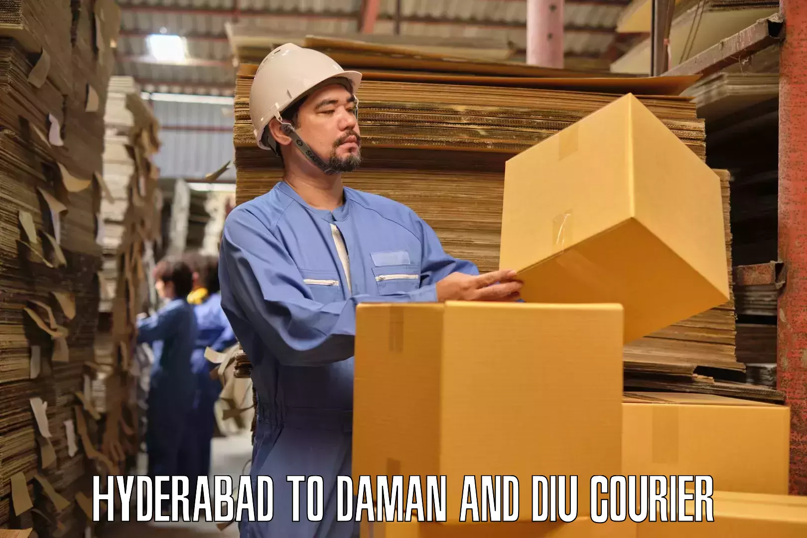 Moving service excellence Hyderabad to Daman