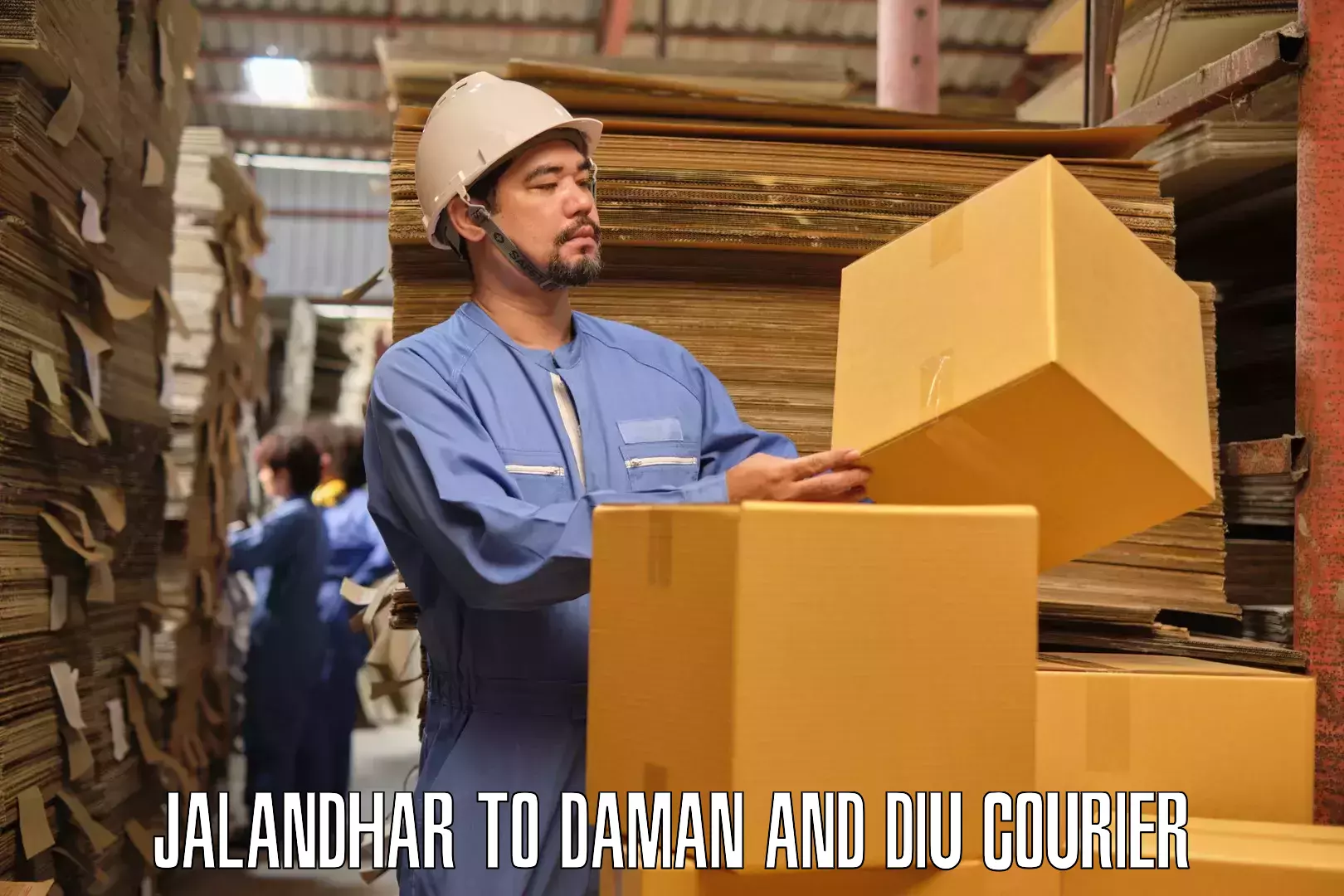 Expert furniture movers Jalandhar to Daman