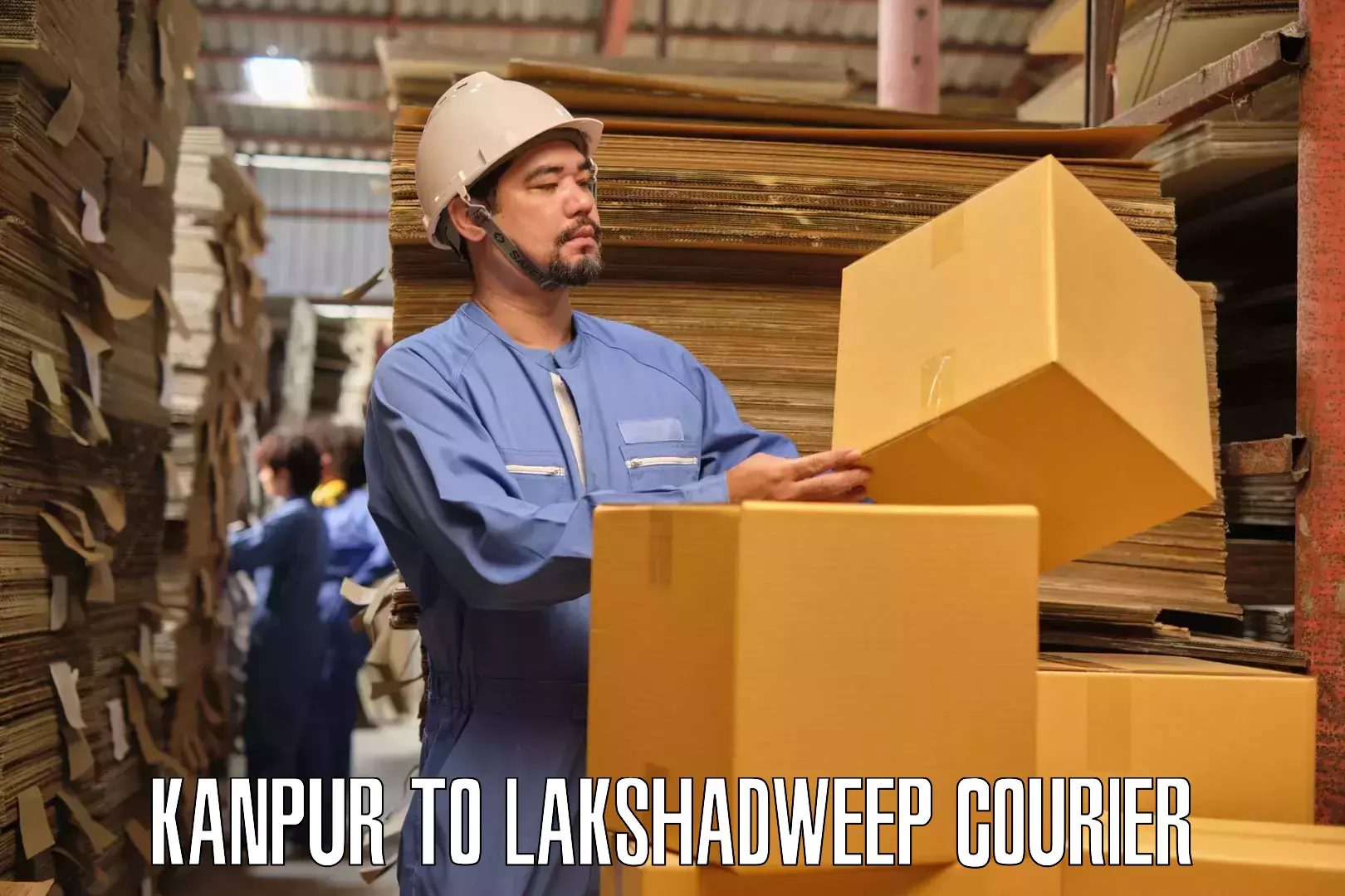 Household moving experts Kanpur to Lakshadweep