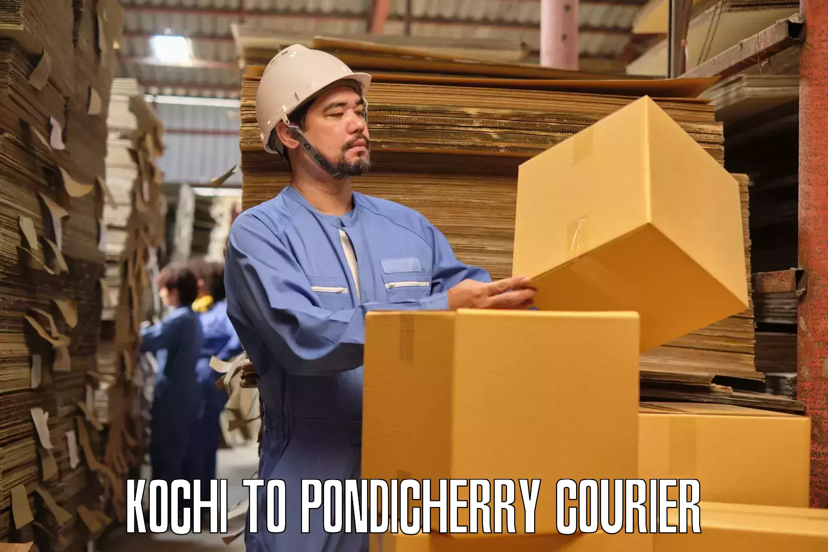 Efficient home goods movers Kochi to Pondicherry University