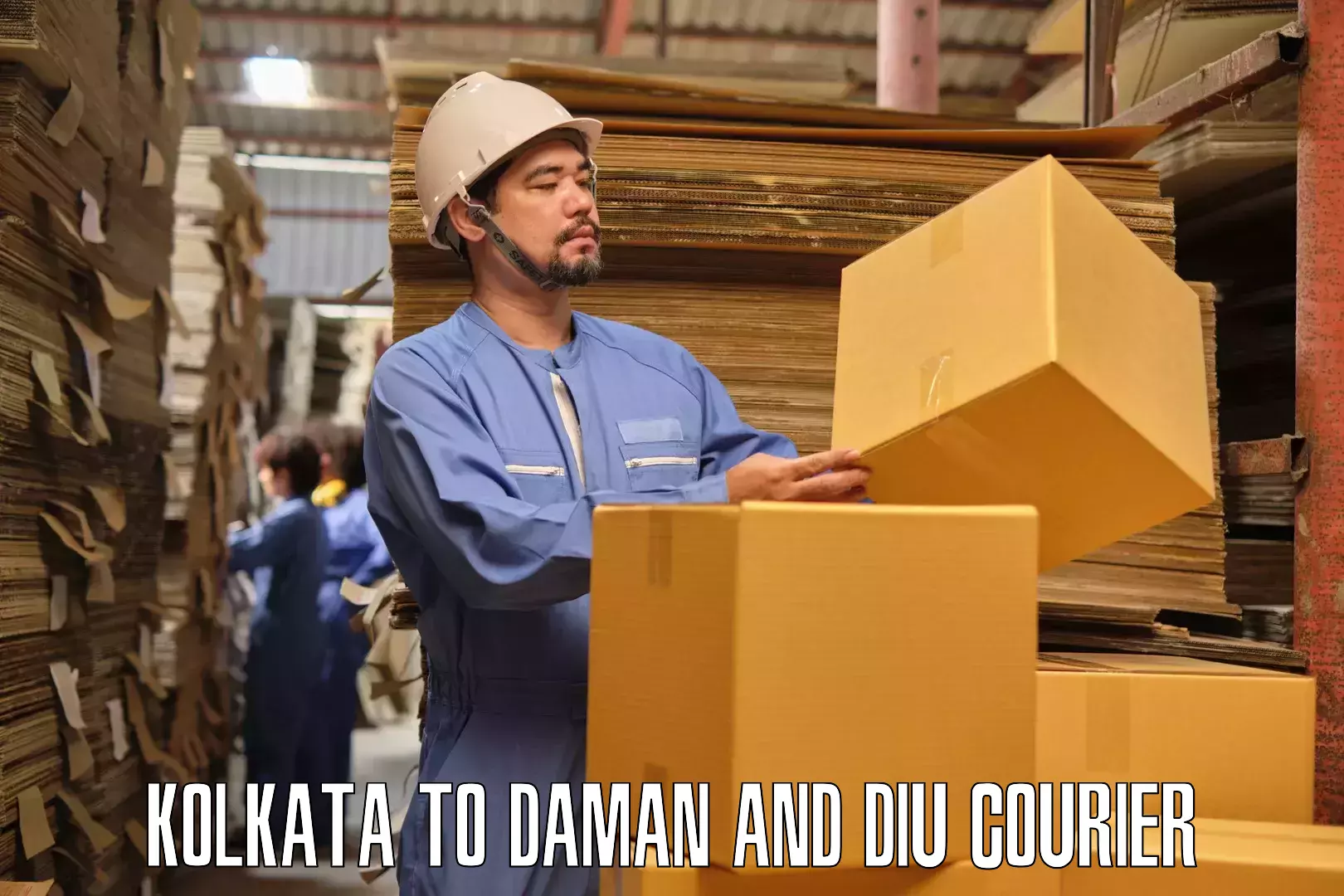 Reliable furniture shifting in Kolkata to Daman and Diu