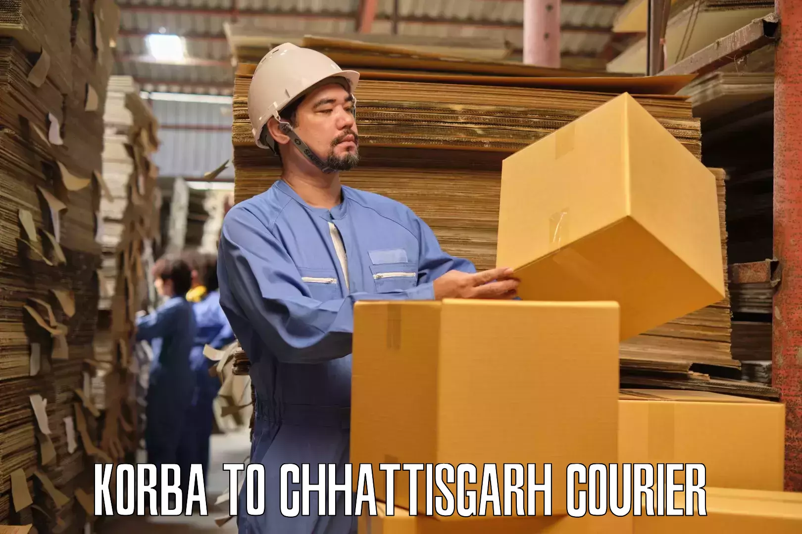 Efficient furniture relocation Korba to Surajpur