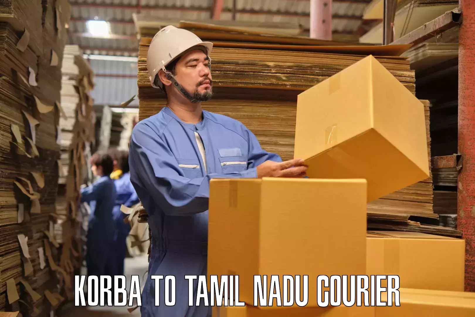 Safe home goods transport Korba to Tamil Nadu Veterinary and Animal Sciences University Chennai