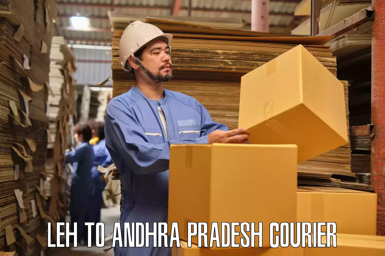 Budget-friendly movers Leh to Visakhapatnam