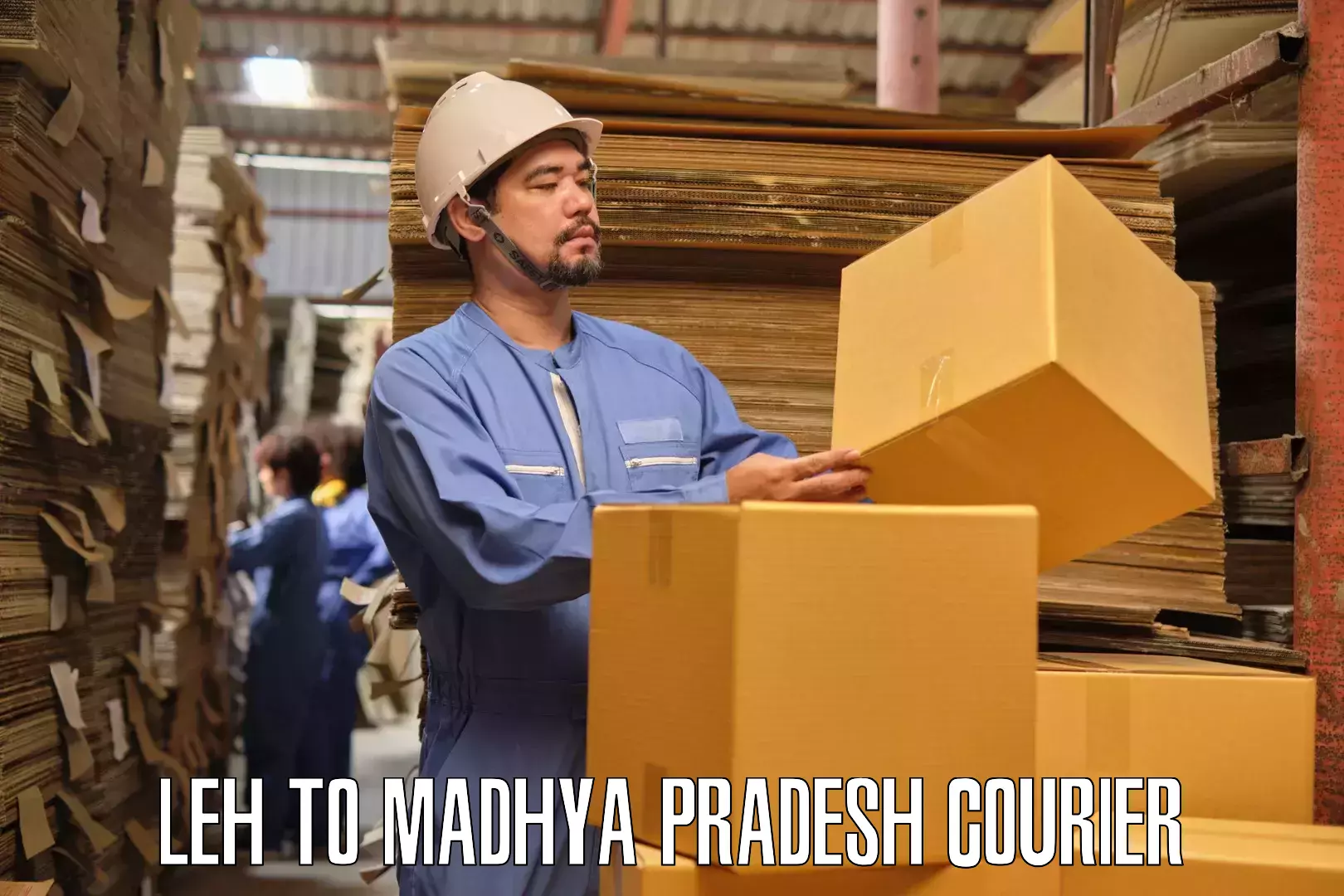 Professional home shifting Leh to Madhya Pradesh