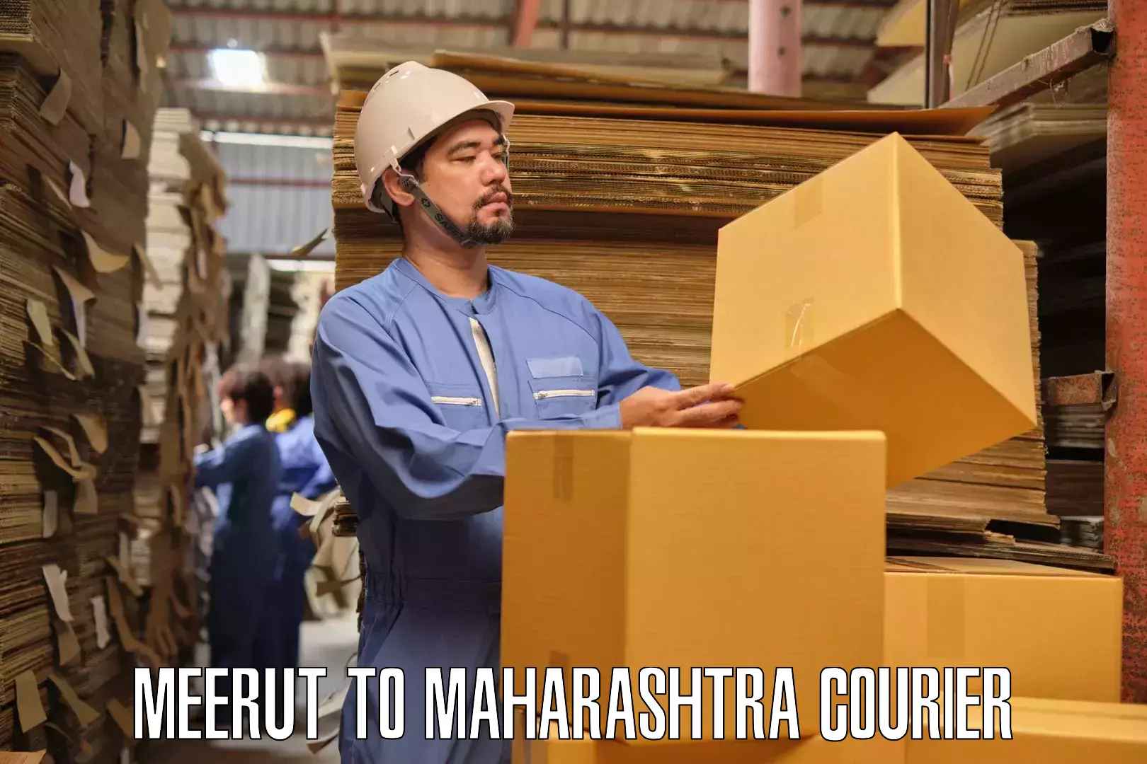 Stress-free household moving in Meerut to Maharashtra