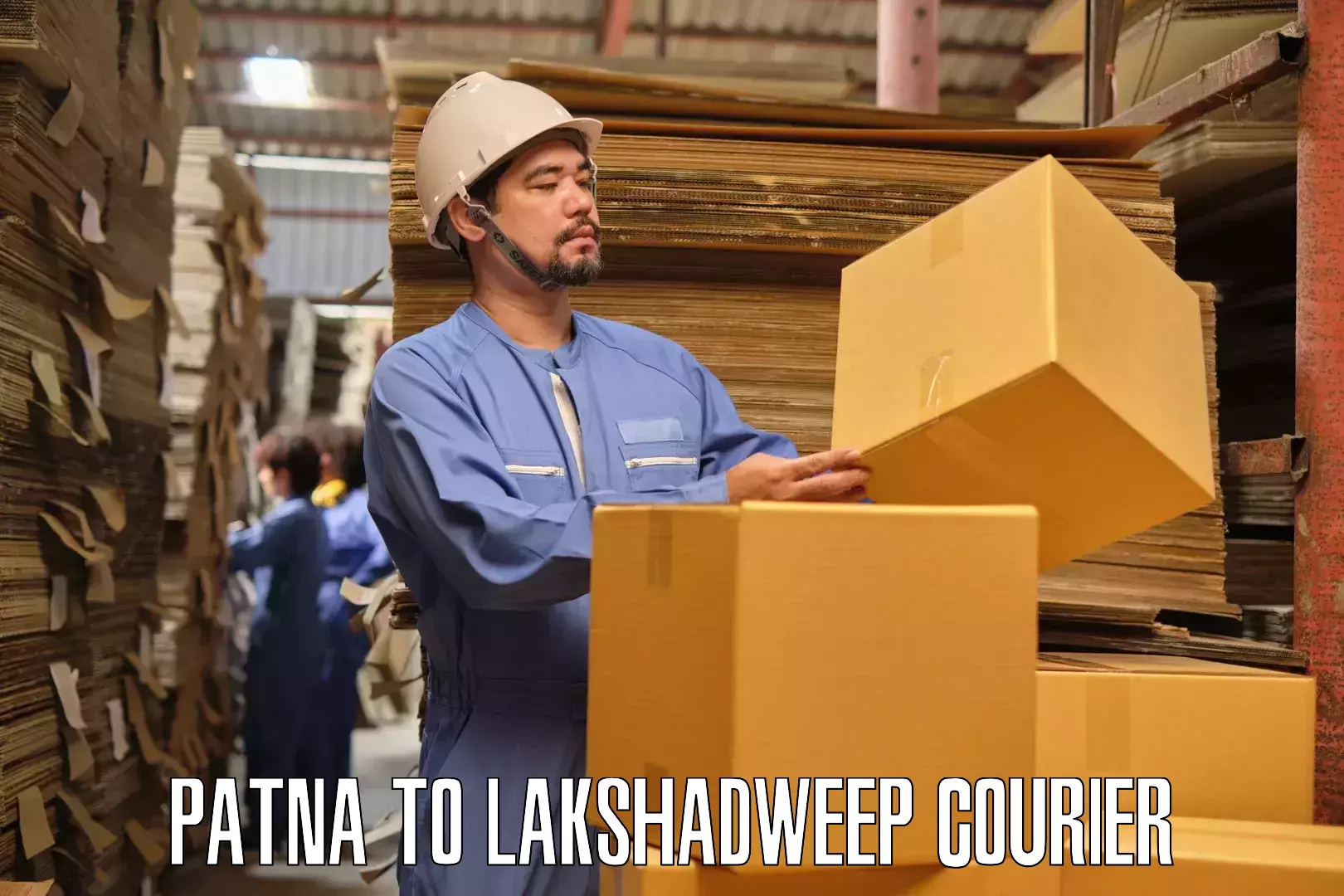 Furniture transport professionals Patna to Lakshadweep