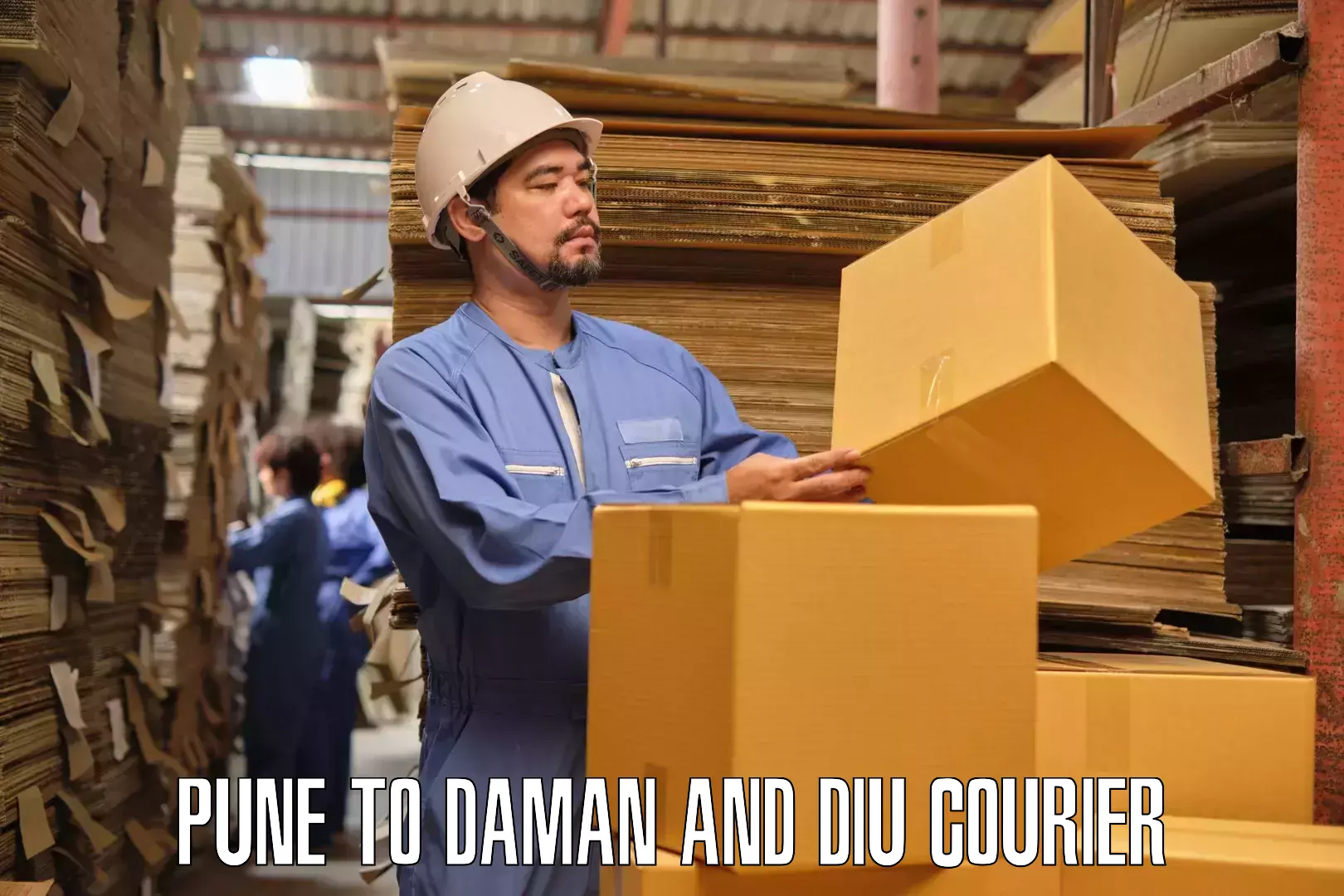 Furniture moving experts Pune to Daman and Diu