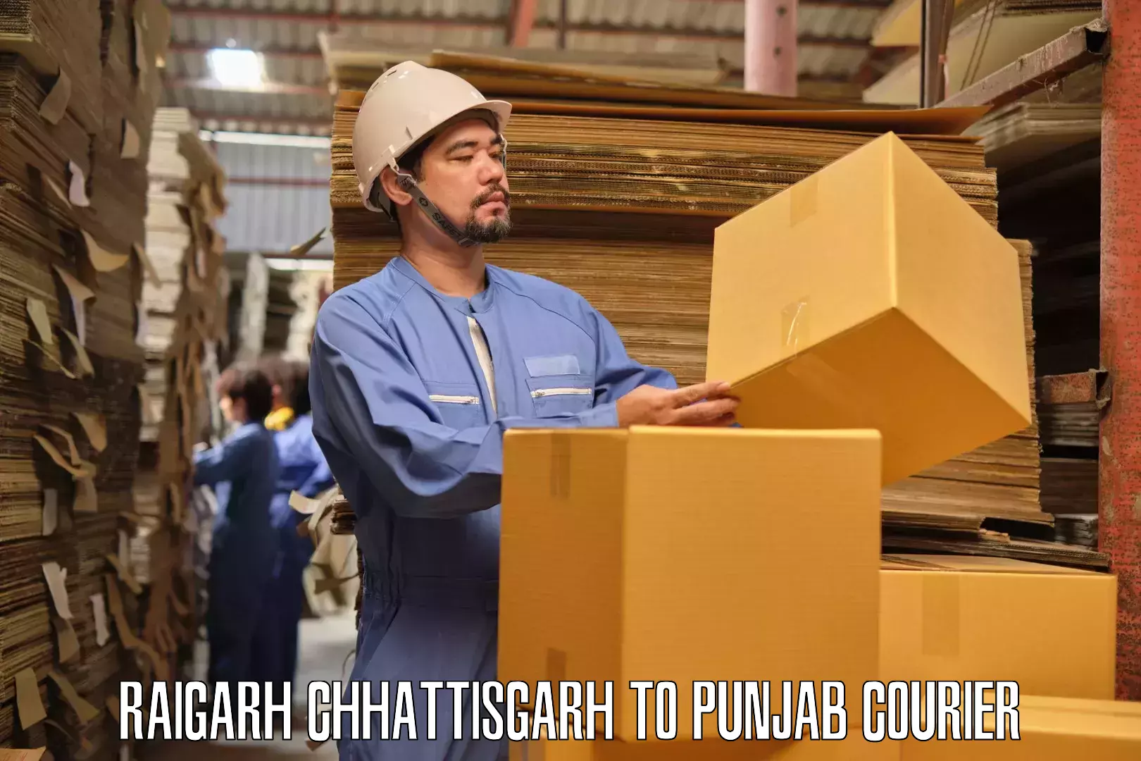 Expert furniture movers in Raigarh Chhattisgarh to Faridkot