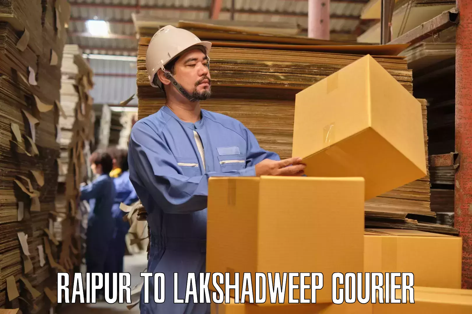 Full home relocation services Raipur to Lakshadweep