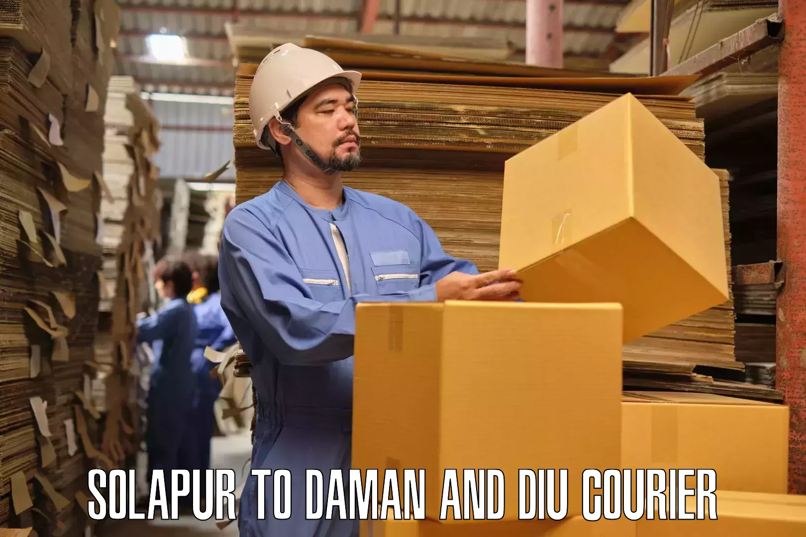 High-quality moving services Solapur to Diu