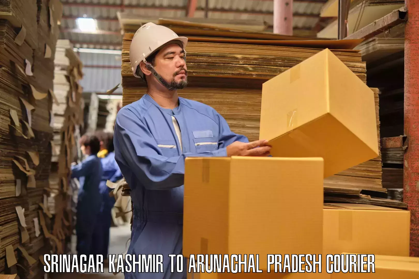Packing and moving services Srinagar Kashmir to Arunachal Pradesh