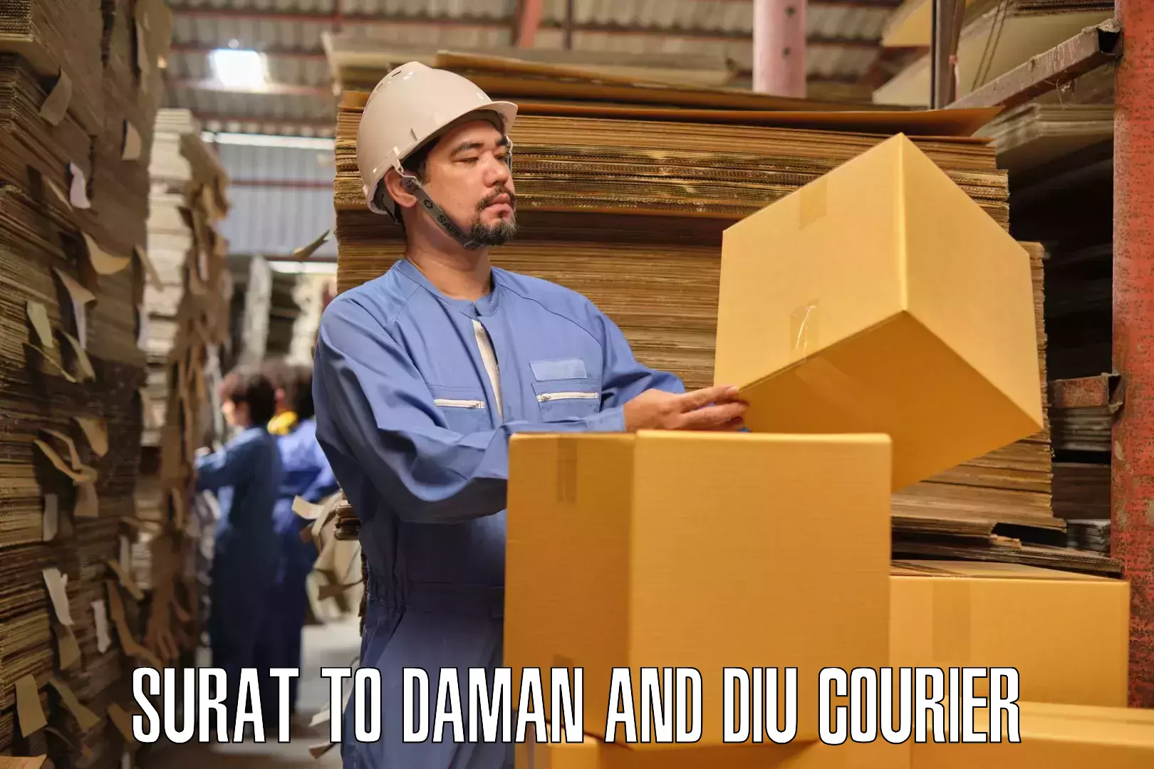 Custom relocation services Surat to Daman and Diu