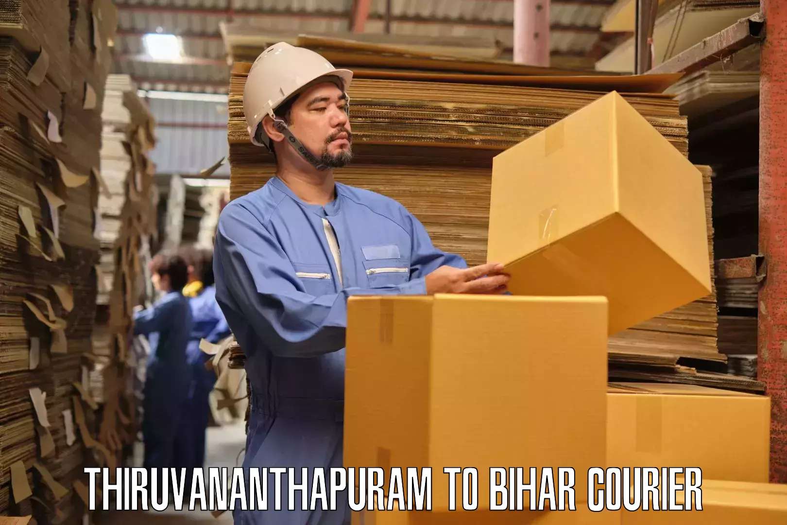 Personalized furniture moving in Thiruvananthapuram to Lauria Nandangarh