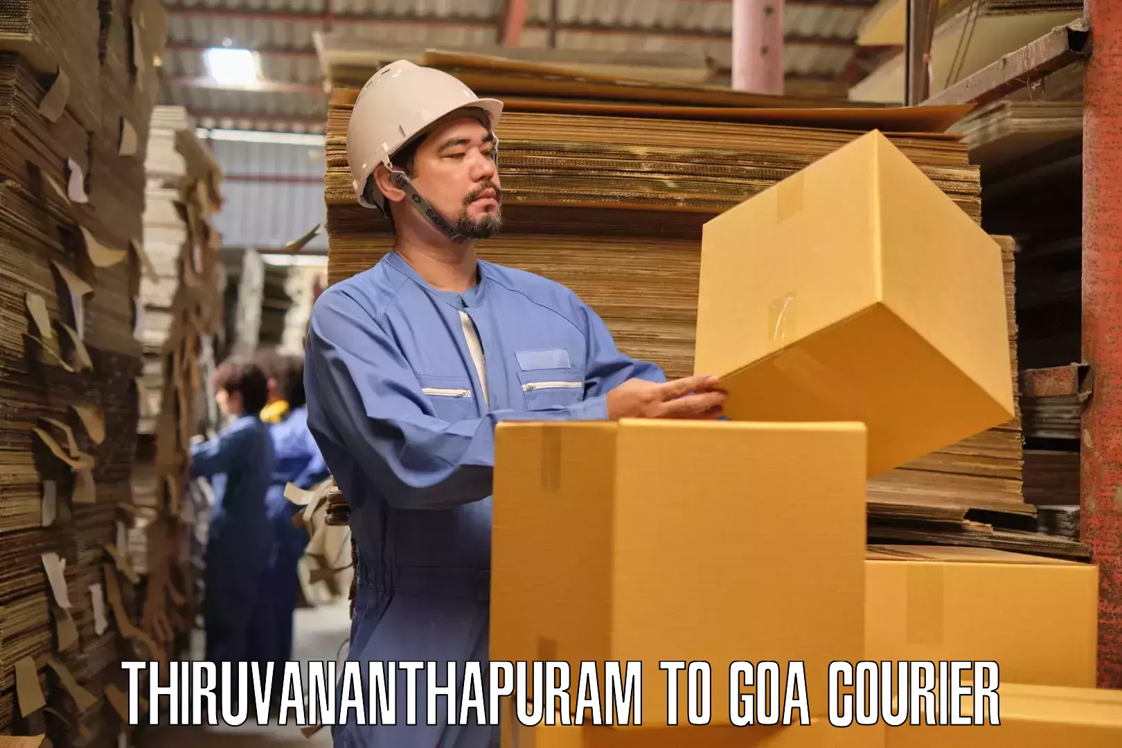 Efficient home movers in Thiruvananthapuram to Vasco da Gama
