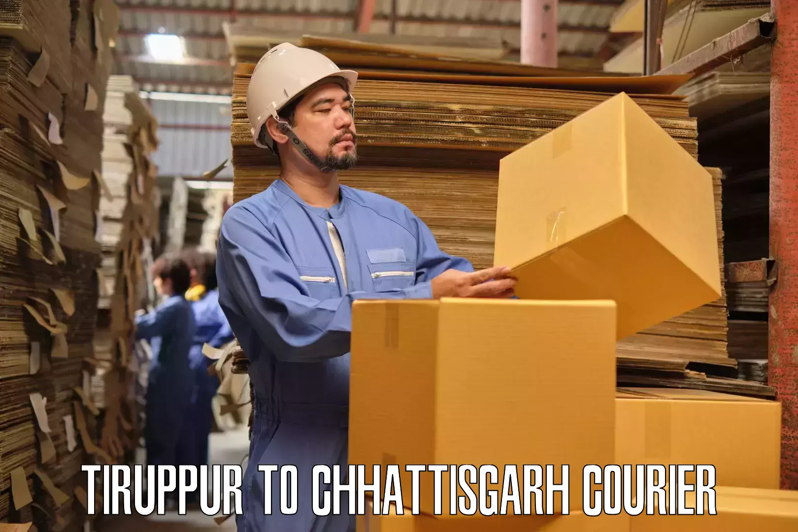 Professional furniture relocation Tiruppur to Chhattisgarh