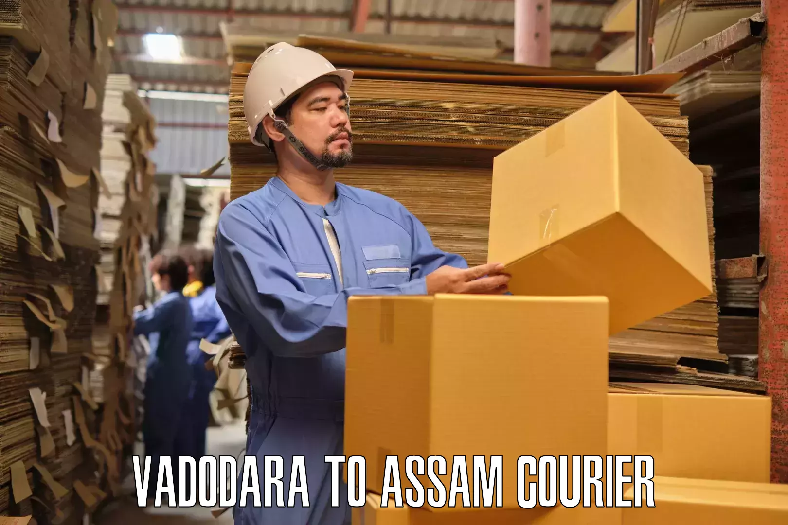 Household goods movers and packers Vadodara to Sonitpur