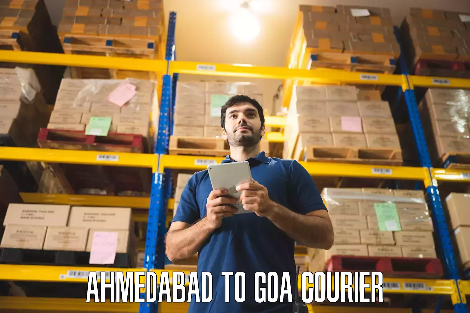 Professional home goods transport in Ahmedabad to Vasco da Gama