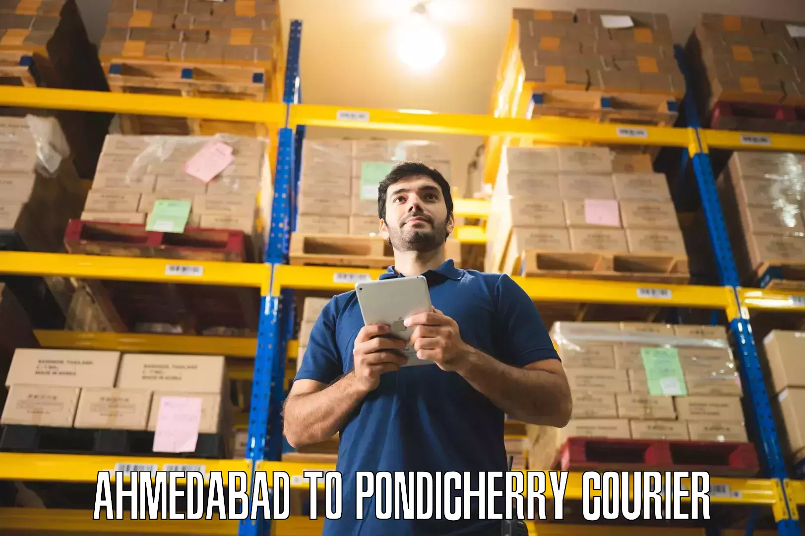Efficient household movers in Ahmedabad to Pondicherry University