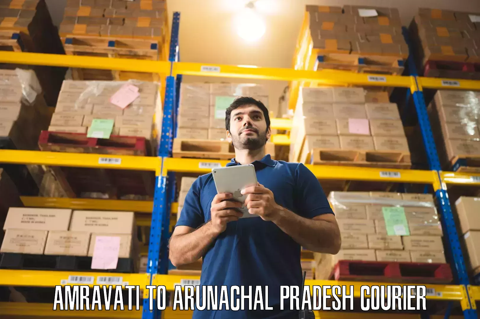 Affordable relocation services Amravati to Yingkiong