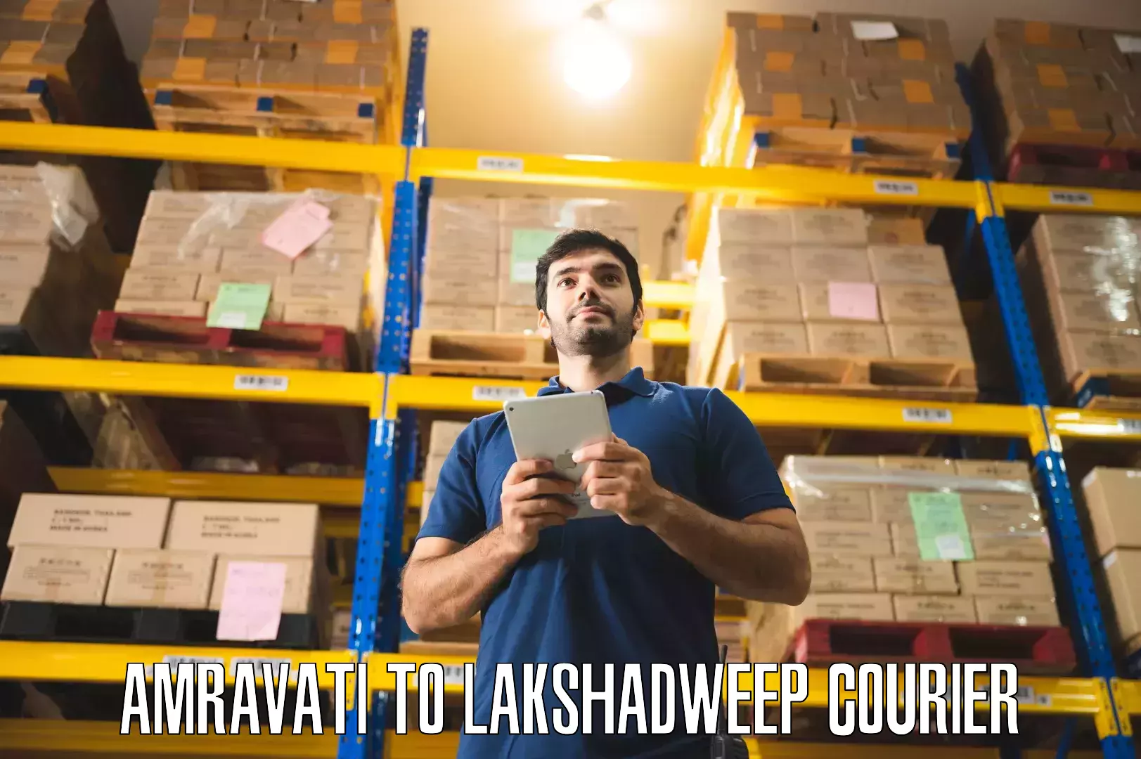 Residential moving services Amravati to Lakshadweep