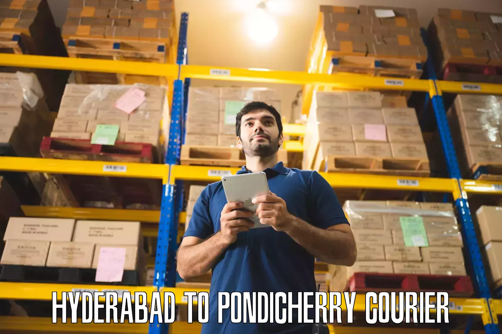 Household goods shipping Hyderabad to Pondicherry University