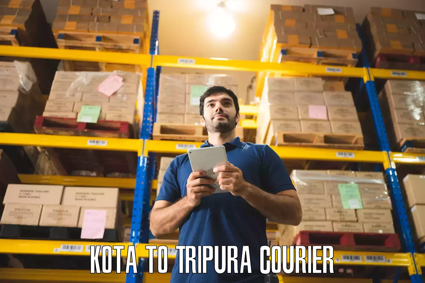 Nationwide household movers Kota to Tripura