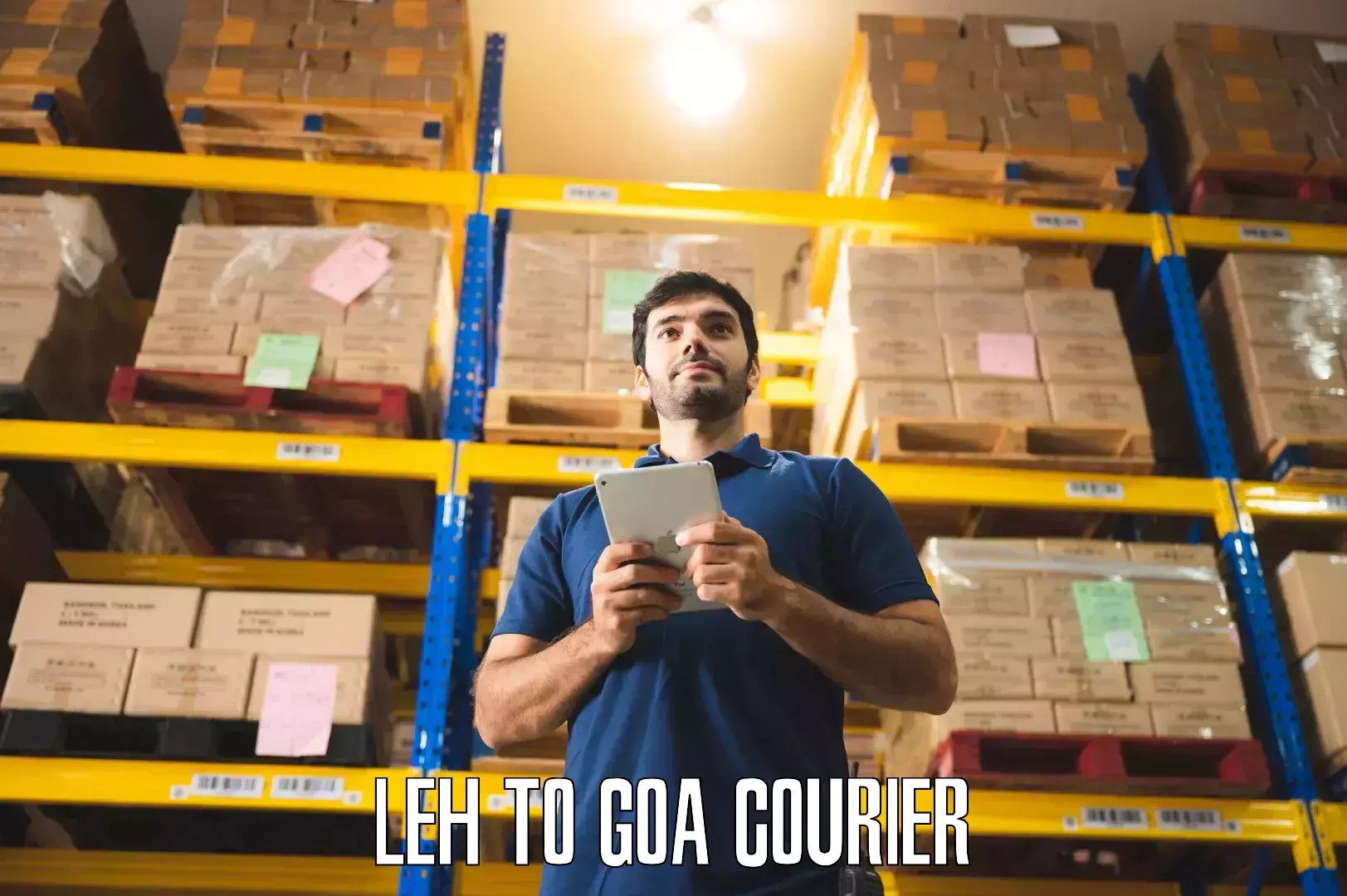 Full-service furniture transport Leh to Goa University