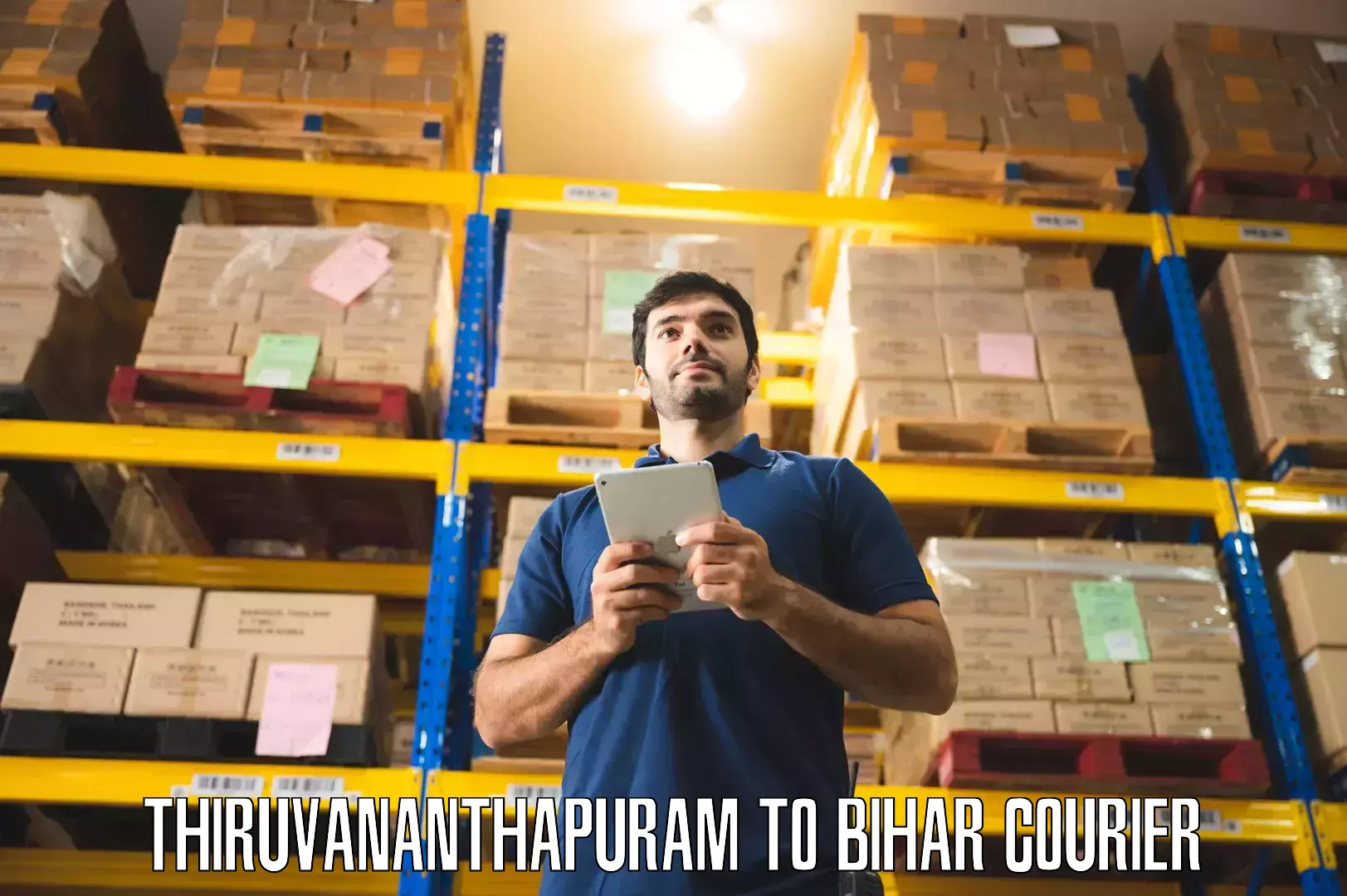 Trusted furniture movers Thiruvananthapuram to Muzaffarpur